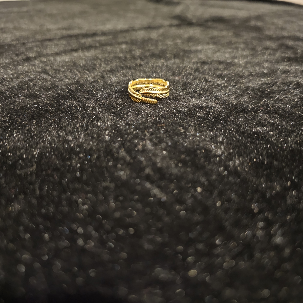 Gold and Silver Twisted Ring